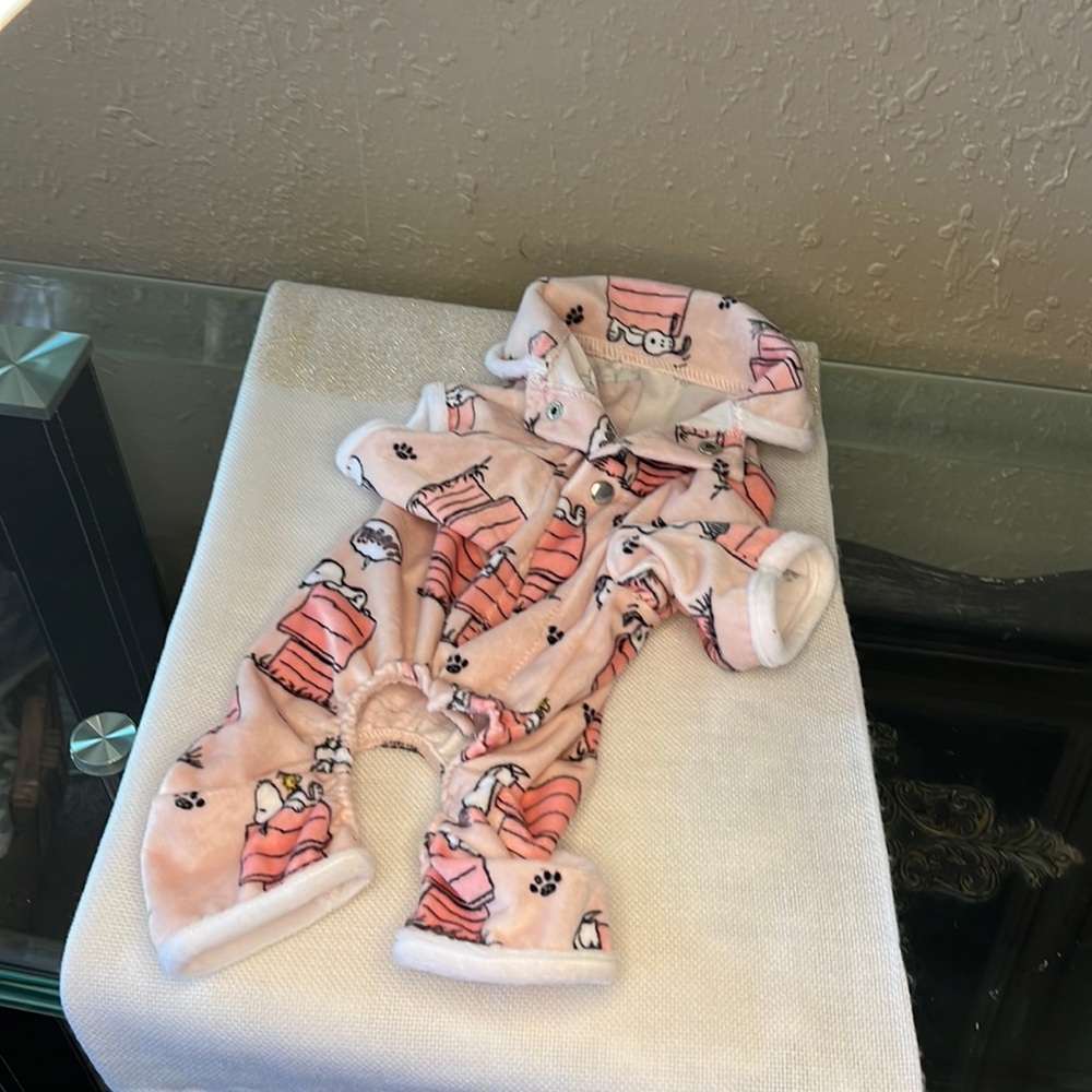 NWOT Xsmall dog pajama from bark box